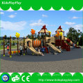 Amusement Park Kids Outdoor Playground Equipment with Plastic Slide (KP13-53)